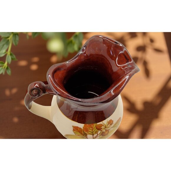 vintage collectible 1960s mccoy "fruit festival" glazed art pottery stoneware pi - Picture 9 of 13